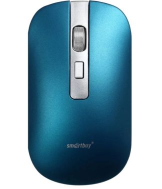 Мышь беспроводная Smartbuy 402CAG синий металлик с зарядкой от USB/SBM-402CAG-B