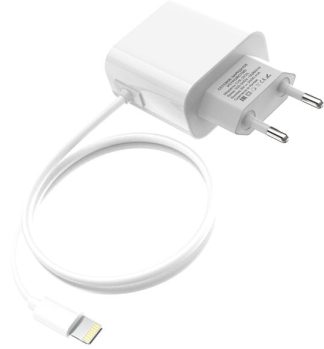 З/У Maxvi (CHL-242L) Apple 8-pin + 2 USB, 2,4A белое