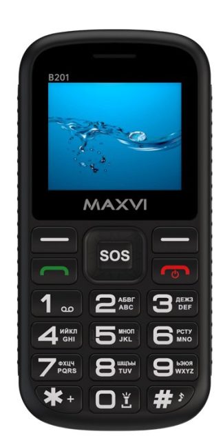Сотовый телефон MAXVI  B201 Black