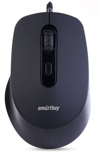 Мышь проводная Smartbuy ONE 265-K черная беззвучная 800-2400 dpi / SBM-265-K