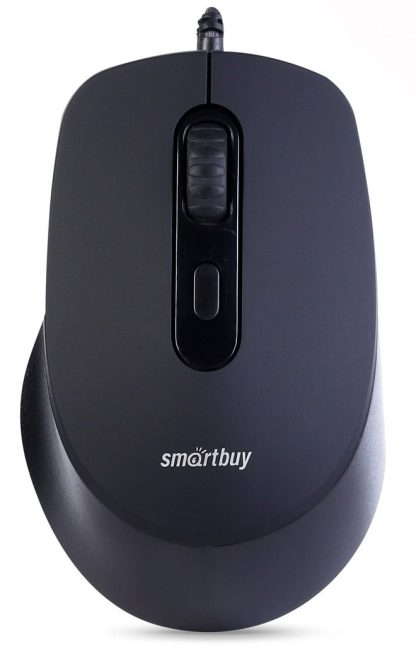 Мышь проводная Smartbuy ONE 265-K черная беззвучная 800-2400 dpi / SBM-265-K