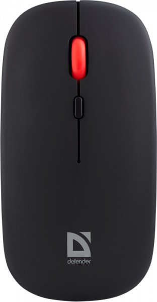 Мышь беспроводная Defender Vitrual MB-635 черный Bluetooth, USB/800-1600dpi/аккумулятор/бесшум. кн.