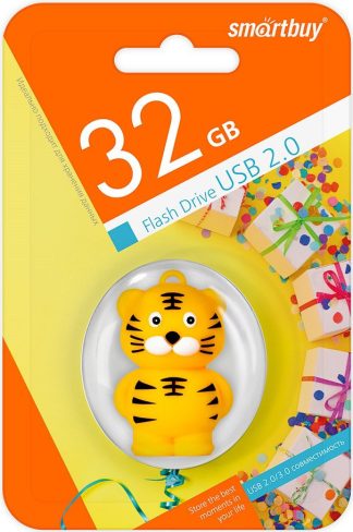 USB флеш накопитель 32 Gb SmartBuy Wild series Тигр SB32GBTIGERW