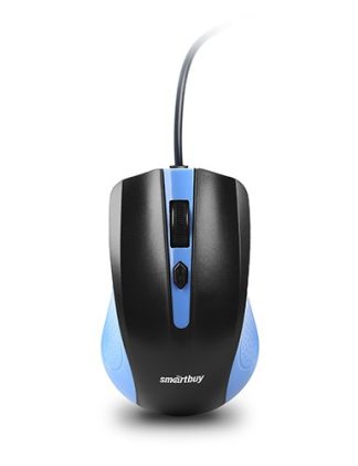 Мышь проводная Smartbuy ONE 352 сине-черная 800/1200/1600 dpi / SBM-352-BK