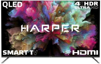 LED телевизор Harper 55Q850TS ЭДО 55"/QLED/3840*2160/SmartTV/Andr 11/3*HDMI/2*USB