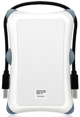 Жесткий диск 2,5" Silicon Power 1Tb A30 Armor White USB 3.1 / SP010TBPHDA30S3W