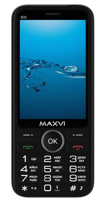 Сотовый телефон MAXVI  B35 Black
