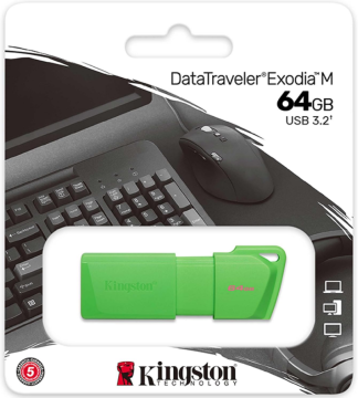 USB флеш накопитель 64 Gb Kingston DT Exodia M Green KC-U2L64-7LG