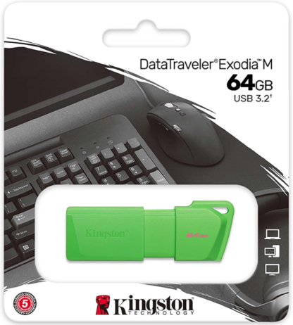 USB флеш накопитель 64 Gb Kingston DT Exodia M Green KC-U2L64-7LG