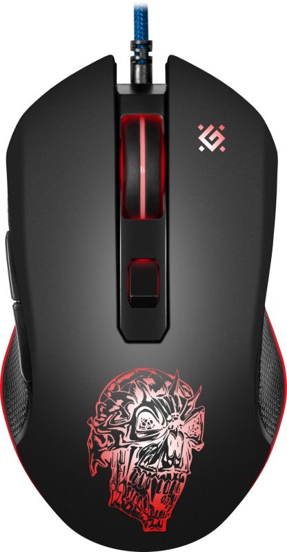 Мышь игровая Defender Sleipnir GM-927 +ковер 800-12800 dpi / подсветка / кабель 1,5м