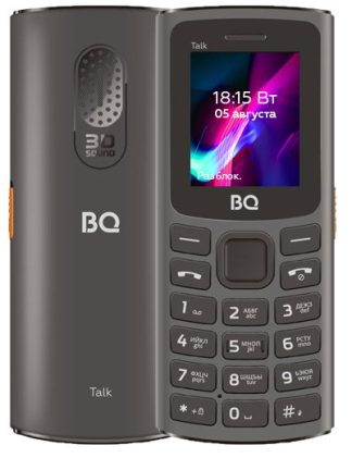 Сотовый телефон BQ M-1862 Talk Grey