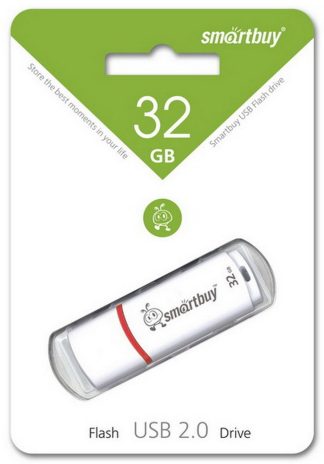 USB флеш накопитель 32 Gb SmartBuy Crown White SB32GBCRW-W