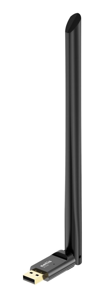 Wi-Fi адаптер Netis WF2160 AC650, черный USB 2.0; 5/2.4 ГГц; 433/200 Мбит/с