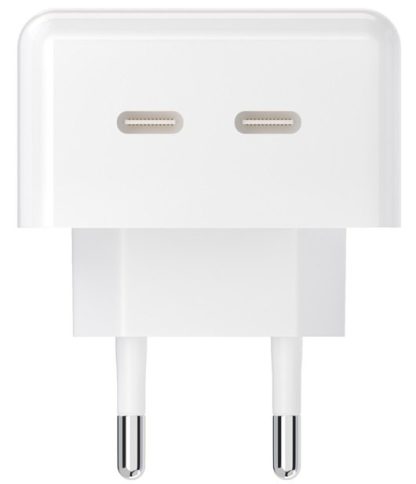 З/У Maxvi (CHL-604PD) 2 х USB-C, 40Вт, QC, PD белое
