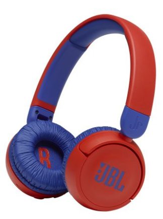 Bluetooth наушники JBL JR310BT  Red (детские) накладные, 400 мАч, до 30ч, USB-С, 32 Ом, 85дБ