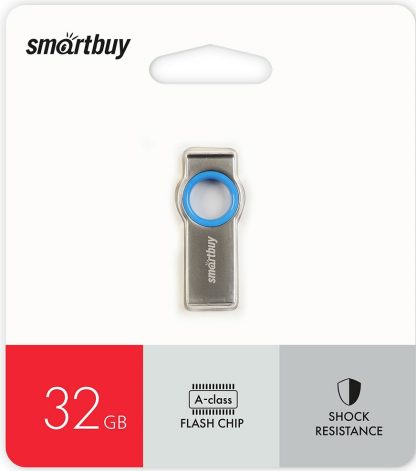 USB флеш накопитель 32 Gb SmartBuy MC2 Metal Blue SB032GBMC2