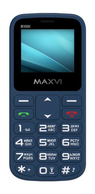 Сотовый телефон MAXVI  B100i  Blue
