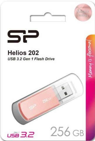USB флеш накопитель_256 Gb Silicon Power Helios 202 Pink USB 3.0 / алюминий / SP256GBUF3202V1P