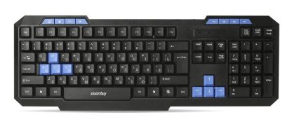 Клавиатура проводная Smartbuy ONE 221 USB черная SBK-221U-K мультимедийная кабель 1,5м