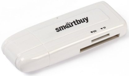 Картридер USB3.0 Reader SmartBuy SBR-705-W белый USB 3.0 / microSDHC/SDHC