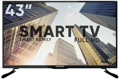 LED телевизор Soundmax SM-LED43M02S 43"/1920*1080/SmartTV/DVB-S2/3*HDMI/2*USB