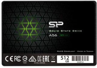 SSD Накопитель 2.5" Silicon Power A56 512GB SATA III /R/W - 560/530 MB/s /SP512GBSS3A56A25
