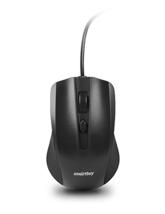 Мышь проводная Smartbuy ONE 352 черная 800/1200/1600 dpi / SBM-352-K