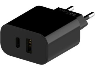 З/У Maxvi (CHL-602PD) USB A + USB-C, 6A, QC 3.0 черное