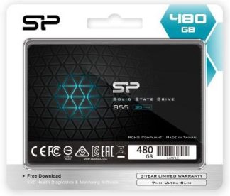 SSD Накопитель 2.5" Silicon Power S55 480GB SATA III/R/W - 560/530 MB/s/TLC /SP480GBSS3S55S25