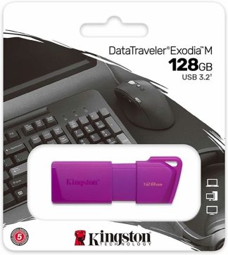 USB флеш накопитель_128 Gb Kingston DT Exodia M Purple KC-U2L128-7LP