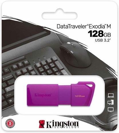 USB флеш накопитель_128 Gb Kingston DT Exodia M Purple KC-U2L128-7LP