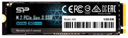 SSD Накопитель M.2 Silicon Power P34A60 128GB PCIe 3.0 x4 /R/W - 2200/1600MB/s/ M.2 2280/SP128GBP34A60M28