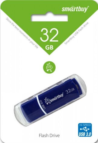USB флеш накопитель 32 Gb SmartBuy Crown Blue USB 3.0 SB32GBCRW-Bl
