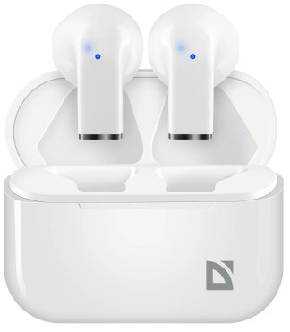 Bluetooth наушники Defender Twins 955, белые TWS