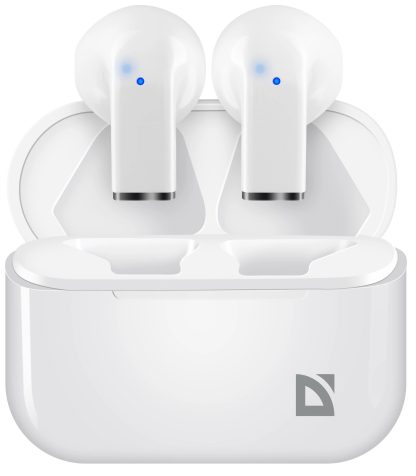 Bluetooth наушники Defender Twins 955, белые TWS