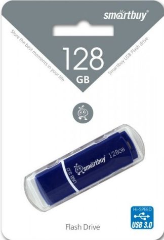 USB флеш накопитель_128 Gb SmartBuy Crown Blue USB 3.0 SB128GBCRW-Bl