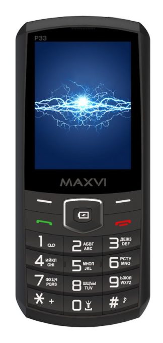 Сотовый телефон MAXVI P33 Black