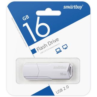 USB флеш накопитель 16 Gb SmartBuy CLUE White SB16GBCLU-W
