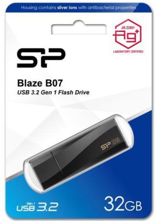 USB флеш накопитель 32 Gb Silicon Power Blaze B07 Black USB 3.0 SP032GBUF3B07V1K