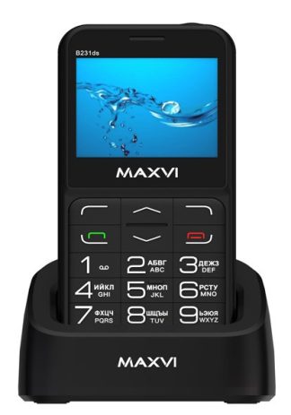 Сотовый телефон MAXVI  B231DS Black