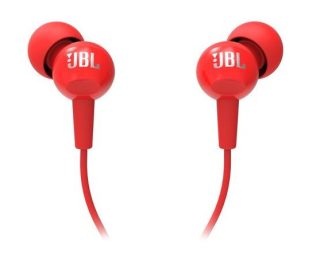 Наушники JBL C100si Red вкладыши вакуумные с микрофоном