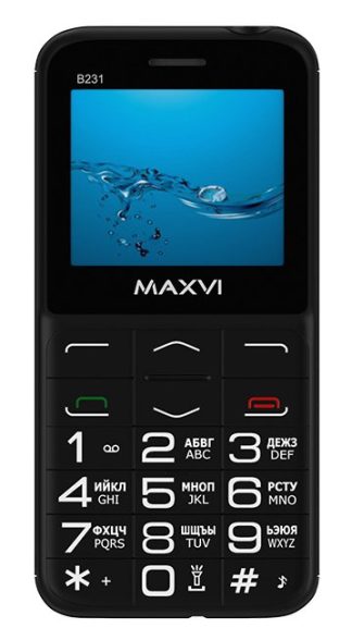Сотовый телефон MAXVI  B231 Black