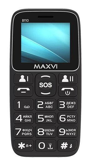 Сотовый телефон MAXVI  B110 Black