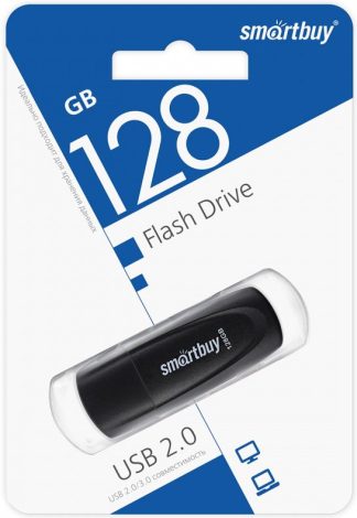 USB флеш накопитель_128 Gb SmartBuy Scout Black SB128GB2SCK