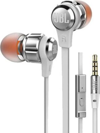 Наушники JBL T180A White вкладыши с микрофоном