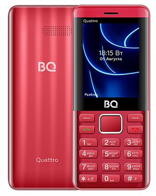 Сотовый телефон BQ M-2453 Quatro Red