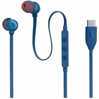 Наушники JBL T310C Blue вкладыши вакуумные (разъем USB-C)