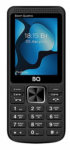 Сотовый телефон BQ M-2455 BOOM Quatro Black
