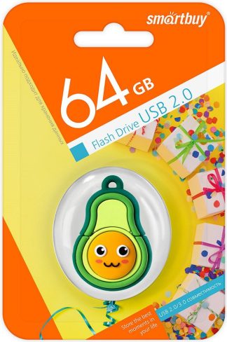 USB флеш накопитель 64 Gb SmartBuy Wild series Авокадо SB64GBAVO
