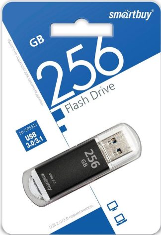 USB флеш накопитель_256 Gb SmartBuy V-Cut Black USB 3.0 SB256GBVC-K3